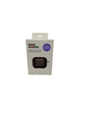 NIP Deal Worthy Earbud Case Cover For AirPod Pro 1/2 Gen Black